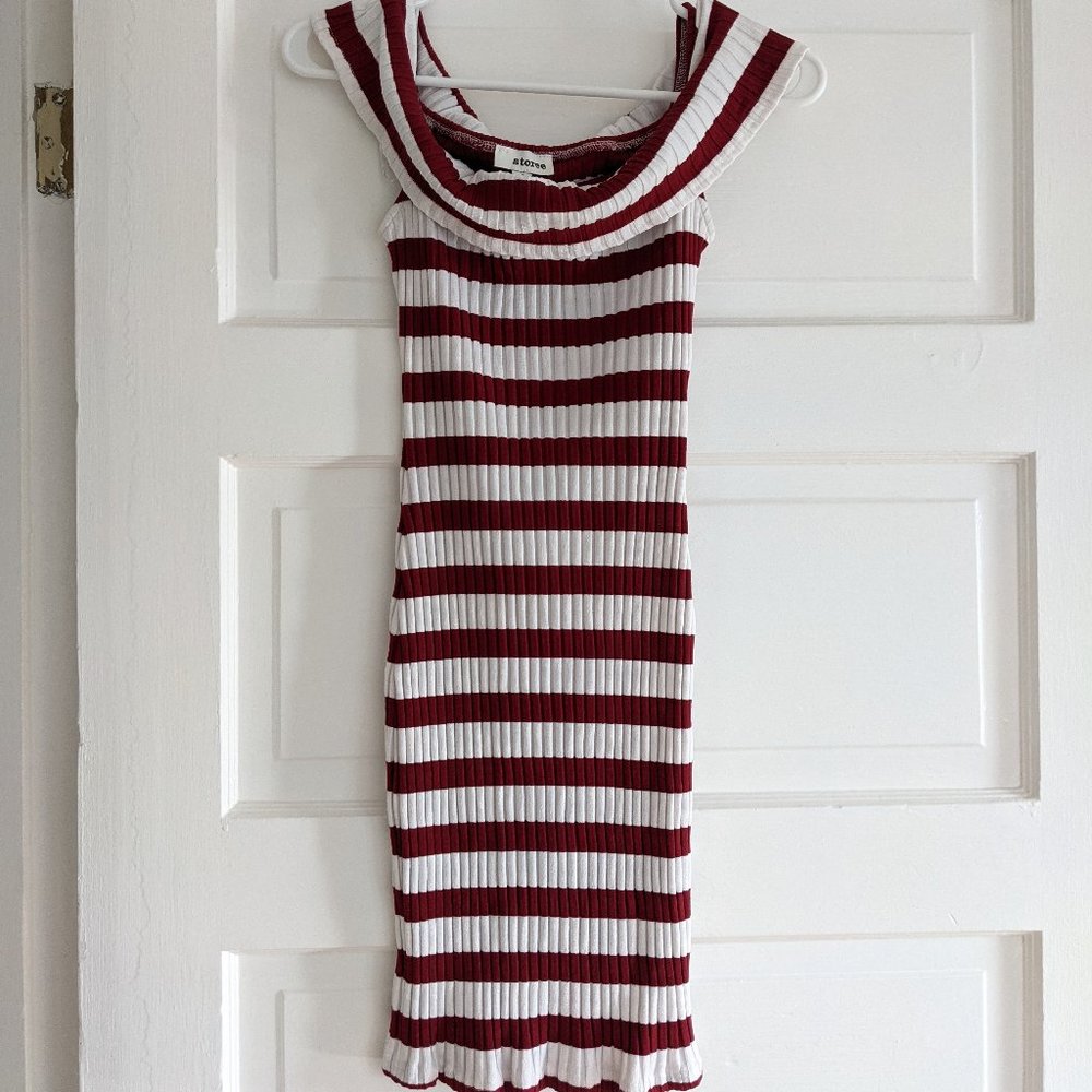 STOREE striped mini dress size S